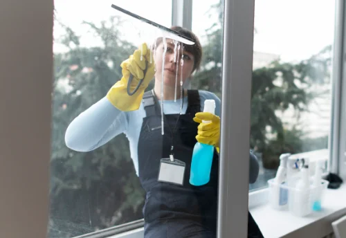 Nettoyage de vitres intérieures et extérieures à la Chapelle-Huon